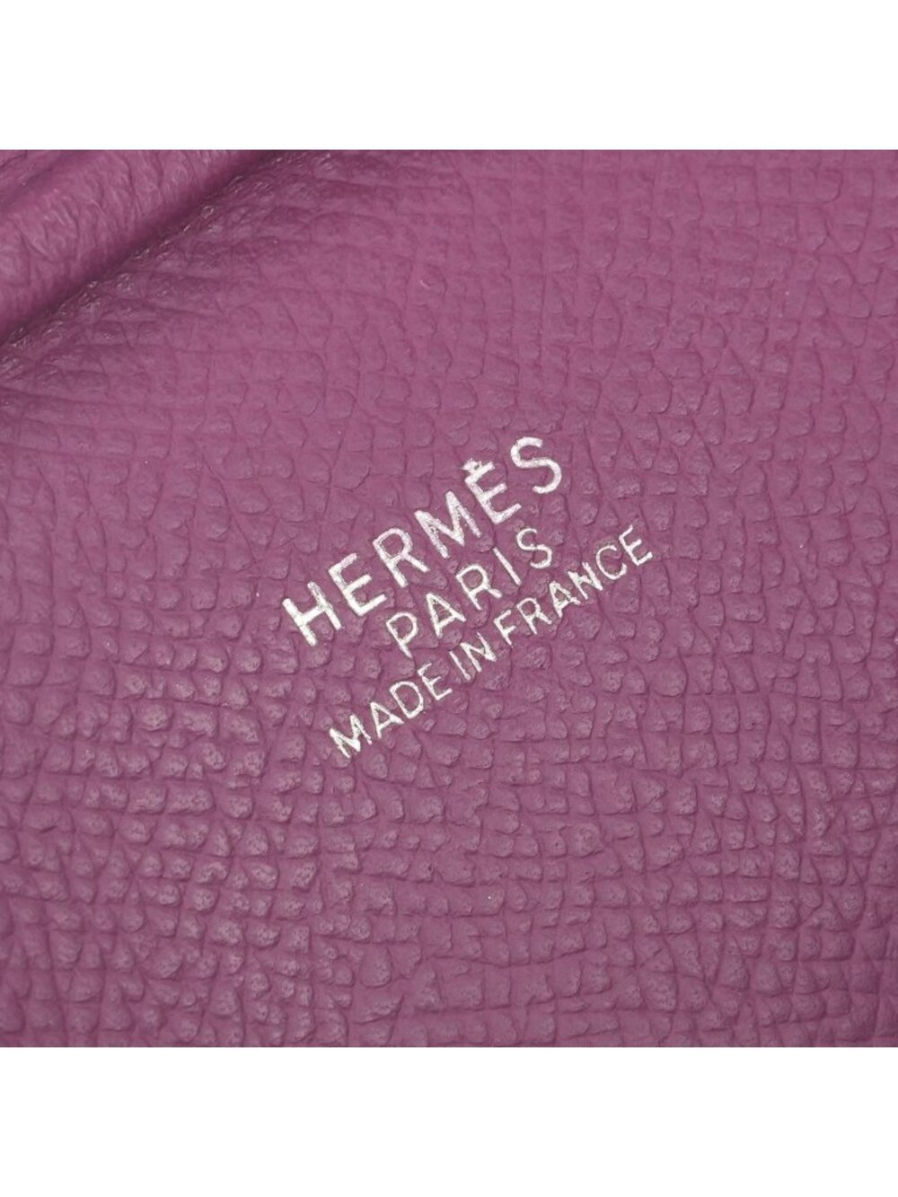 Hermes Plume 20 Mini Tote Epsom Cyclamen Purple Silver Veau Handbag - Picture 7 of 8